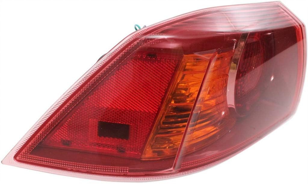 CarLights360 For Mitsubishi Lancer 2008 2009 09 /EVO 08 Tail Light Assembly Outer Driver Side DOT Certified | MI2804100 | 8330A107