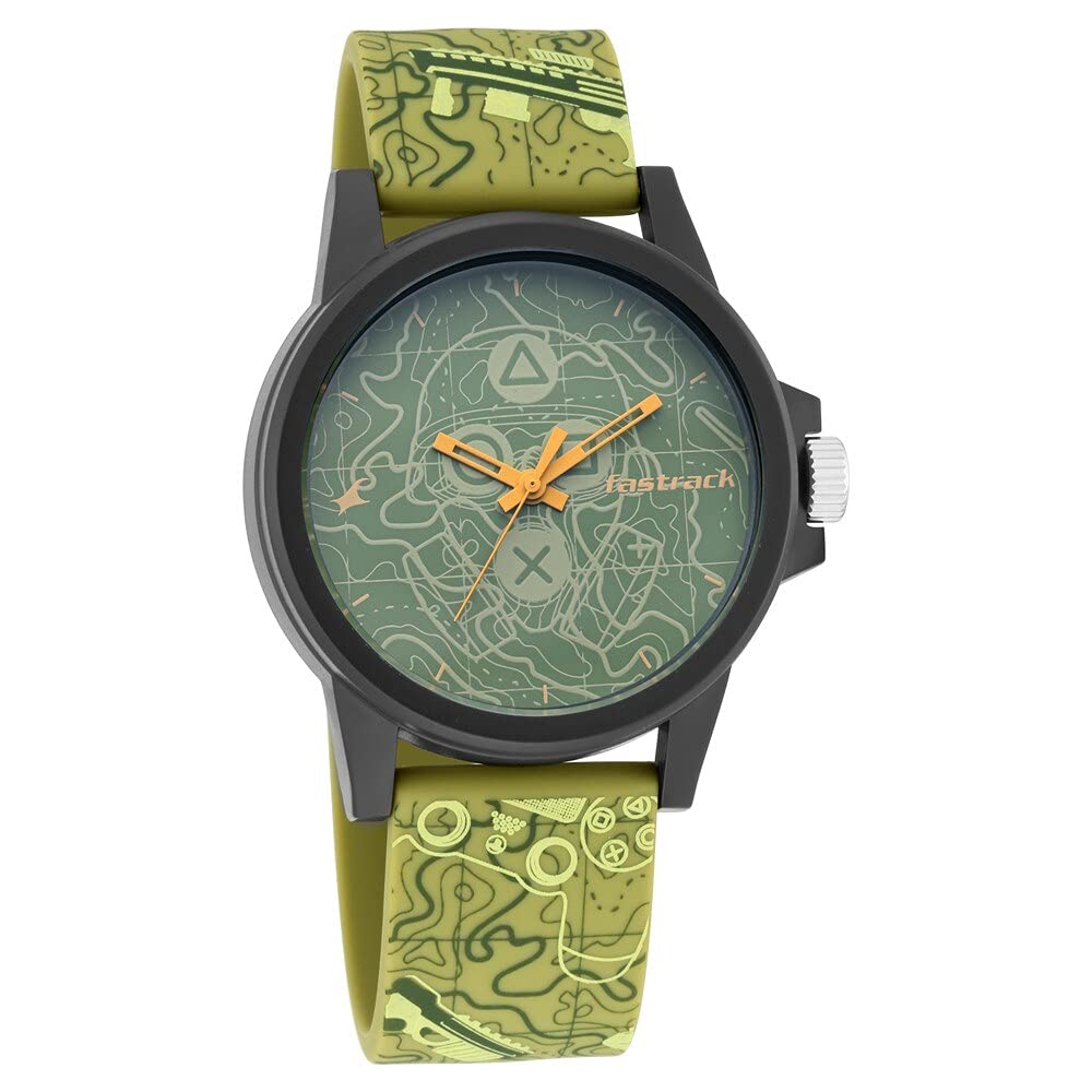 Analog Green Dial Unisex-Adult Watch-68012PP04