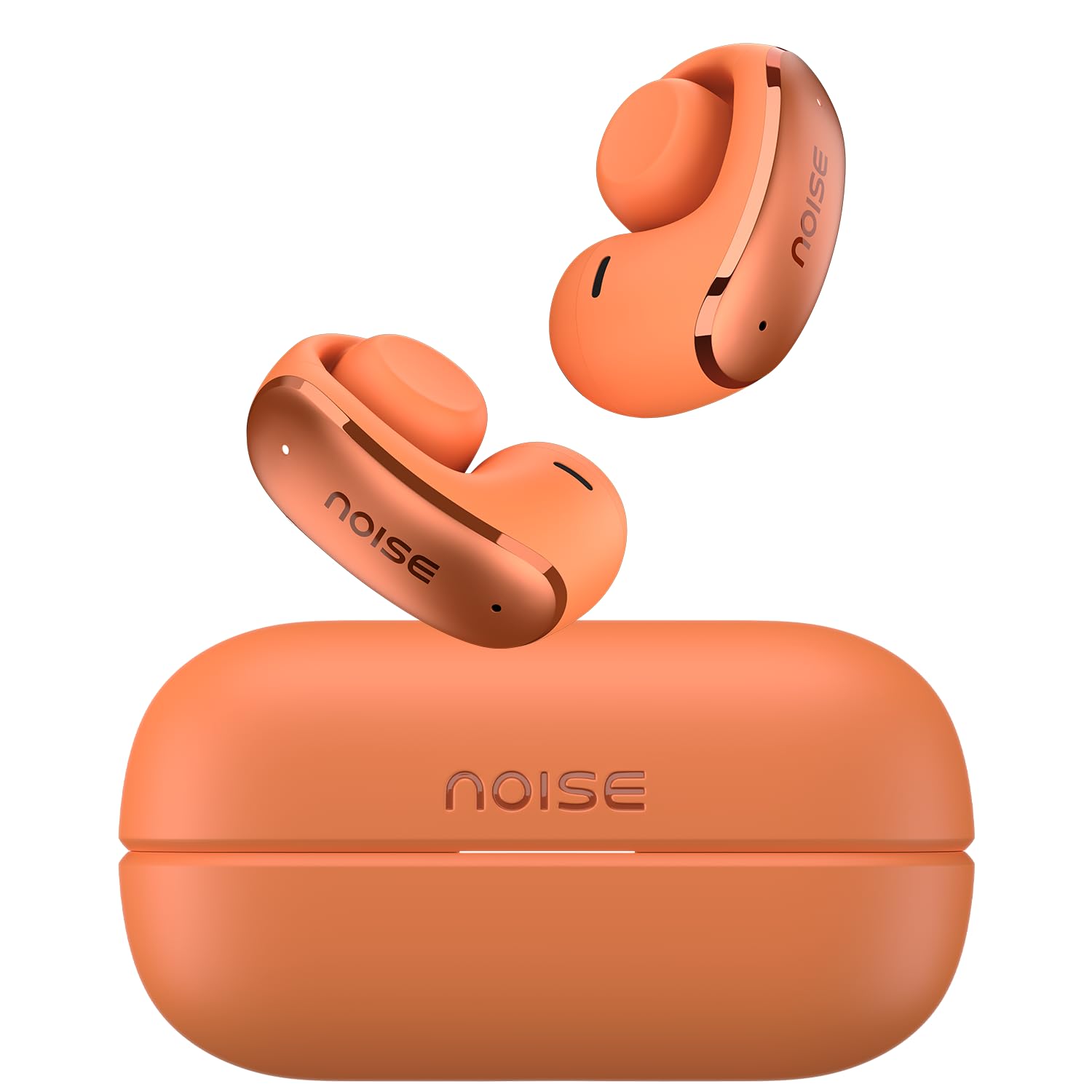 Noise Alt Clip Wireless Open-Ear Earbuds (2026), Hi-Res LHDC Audio, AI-Powered, App Support, Up to 35H Playtime, Secure Clip Design, Quad mic ENC, BTv6.0 (Chosen Orange)-image-33