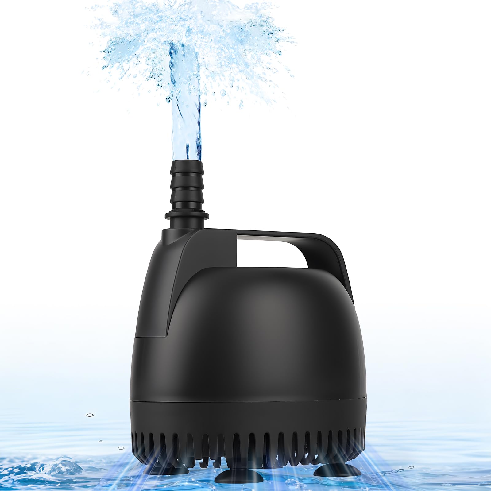 hygger 水中ポンプ 吐出量1000L/H 最大揚程1.7M 水流調節 水槽 水換え 給水 底部入水式 静音 給水ポンプ 排水ポンプ 循環ポンプ 淡水 海水 水耕栽培
