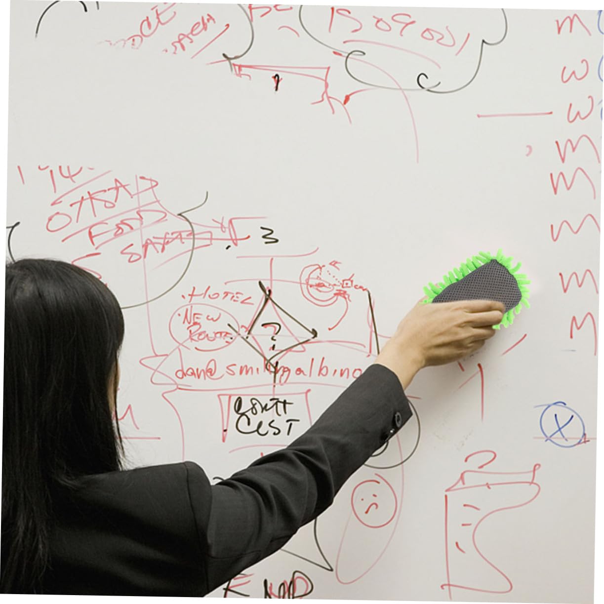 ARTIBETTER 4 Sätze Radiergummi Leichte Whiteboard-radierer Whiteboard-zubehör -reinigungstool Für Klassenzimmer Vielseitiger Tafelwischer Chenille 4 Stück * 4