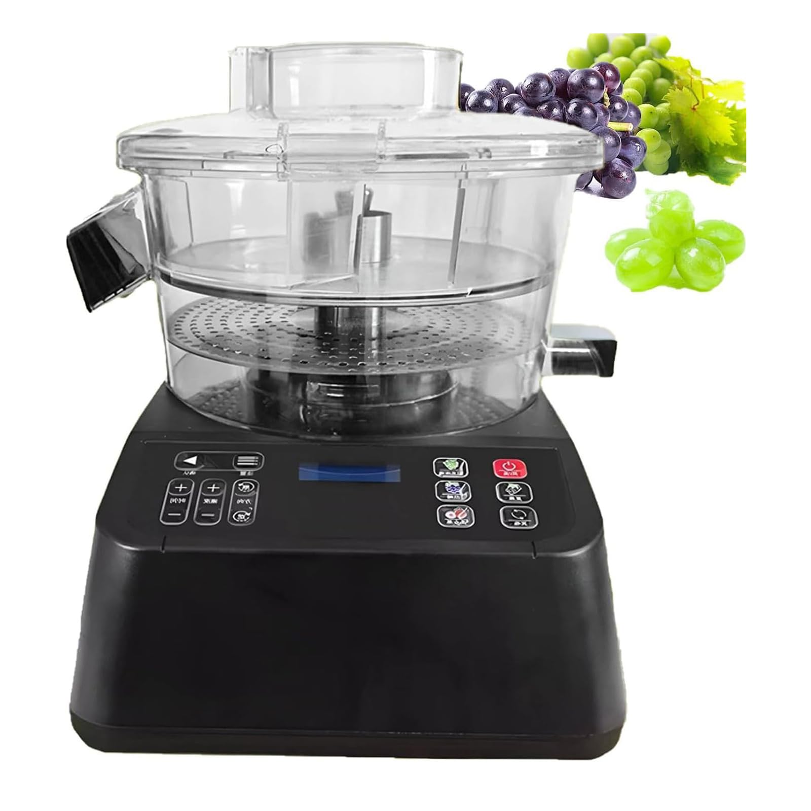 Machine électrique à peler Les Raisins, éplucheuse à Peau de Raisin rotative Automatique, 6 Vitesses réglables et Rotation Avant/arrière,