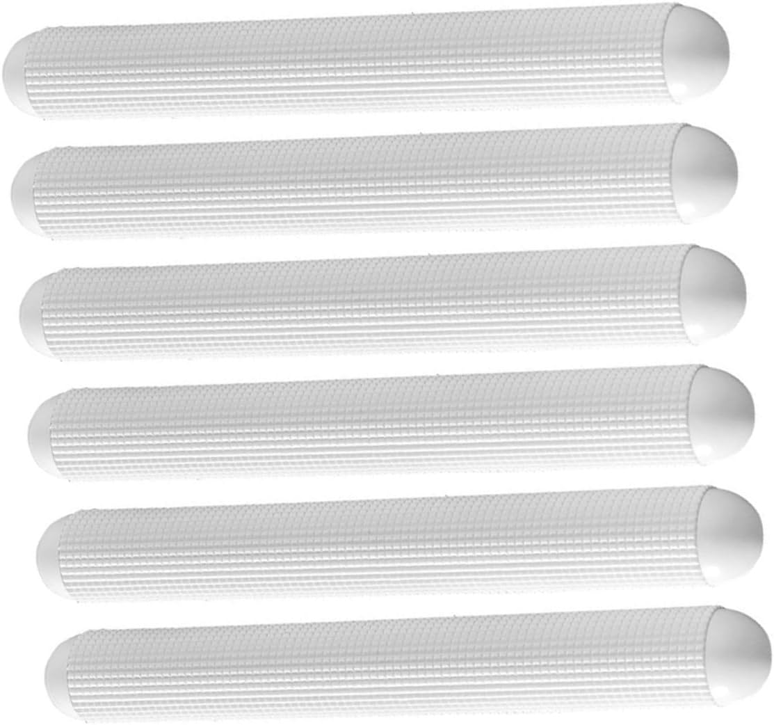 6pcs Nonstick Plastic Small Rolling Pins for Dough Baking Lightweight Fondant Pizza Crust Bread Roller Set with Comfortable Grip for Kitchen and Pasta