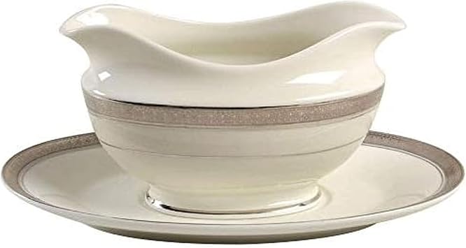 Mikasa Palatial Gravy Boat and Stand