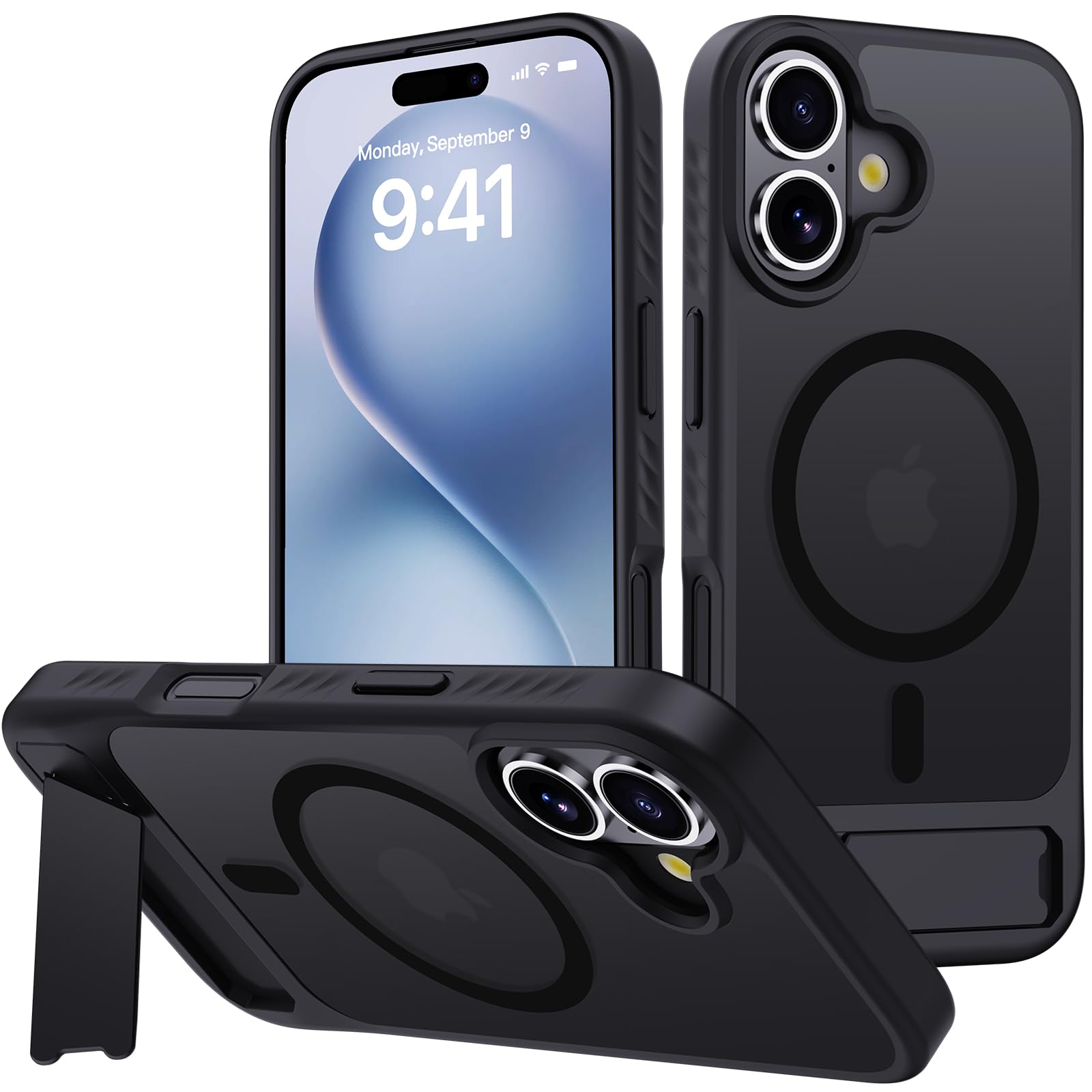 Amazon.co.jp: Aunote 対応 iPhone 17 ケース MagSafe対応 45°隠し