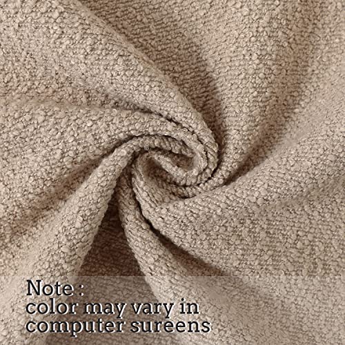 Jeneoo Light Grey Decorative Square Thick Accent Throw Pillow Covers Fine Textured Boucle Couch Cushion Case For Living Room Sofa Home Decor, Set Of 2, 18 X 18 Inch #TOP2