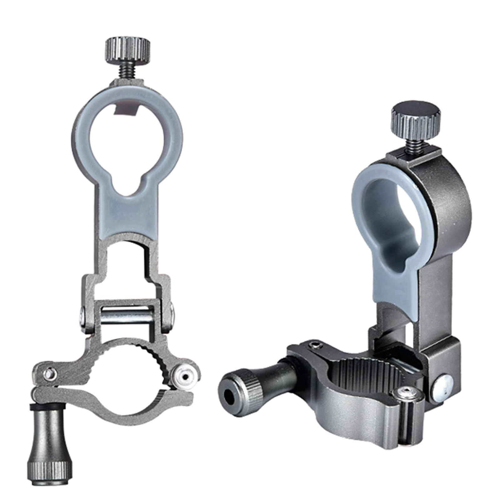 MOMOJIA Fishing Chair Clamp Bracket Fishing Chair Umbrella Holder Rack Clamp Adjustable Aluminum Fishing Chair Umbrella Bracket