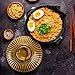 Okllen Large Korean Ceramic Bowl with Lid and Platter, 54 oz Clay Pot for Cooking, Sizzling Hot Pot for Dolsot Bibimbap, Soup, Casserole, Rice, Stew, Noodle