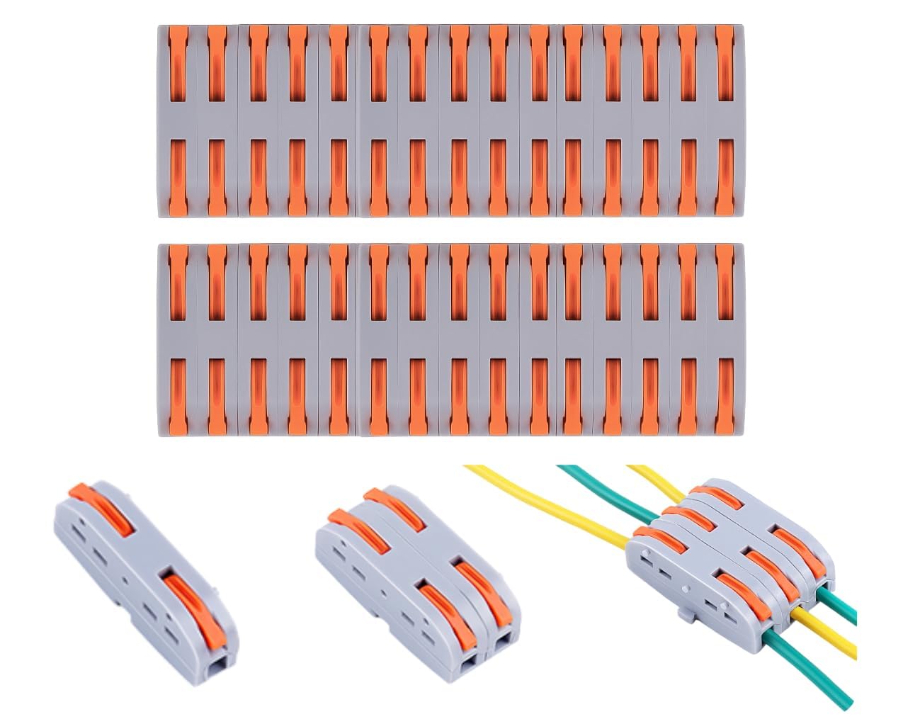 Wire Connector Jointer – 1 In 1 Out Conductor | Compact Splicing Wire Connectors for Circuit Inline, Electrical Cable Joint (10)-image-33