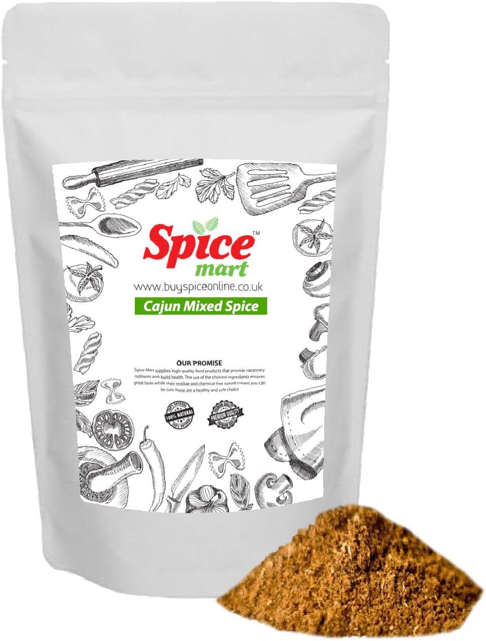 Cajun Spice Mix | Blend Grade A Premium Quality Free UK P&P 50g-1.9kg (50g)
