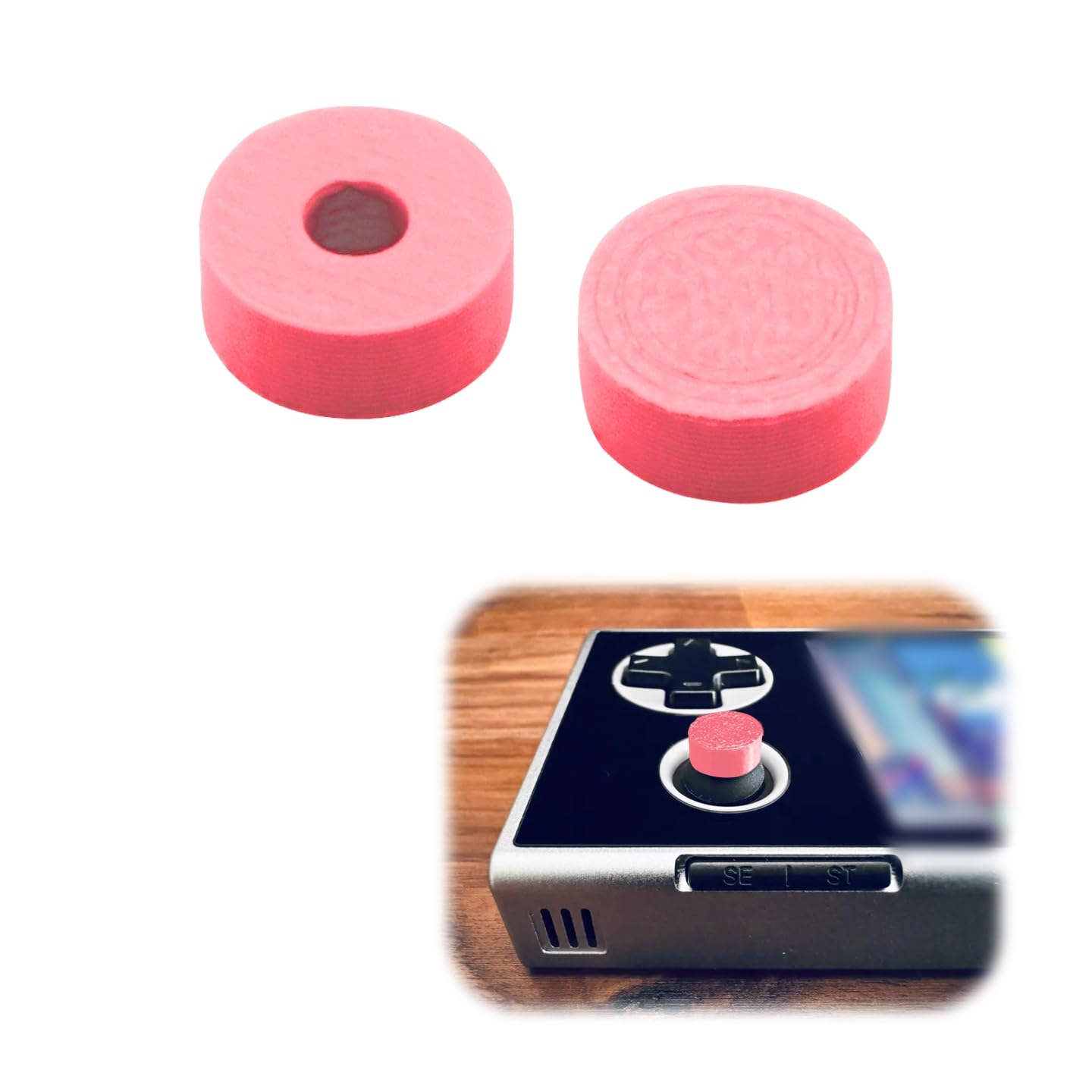 Joystick Cap Replacement For Ayaneo Pocket Micro, Wear-Resistant Repair Modification Thumbstick Cover For Ayaneo Pocket Micro Handheld (pink)