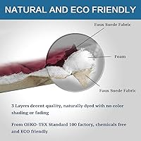 Vista 5 de H.VERSAILTEX - Funda protectora reversible para sofá, antideslizante, resistente al agua, 2pulgadas de ancho con correas elásticas, fundas