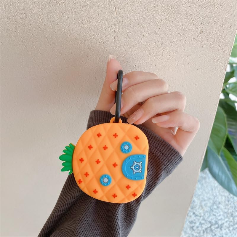 Image of Valente Silicone Case Cover for Samsung Galaxy Buds FE (2023), Buds 2 Pro (2022), Buds 2 (2021), Buds Pro (2021), and Buds Live (2020) (Spongebob's House)