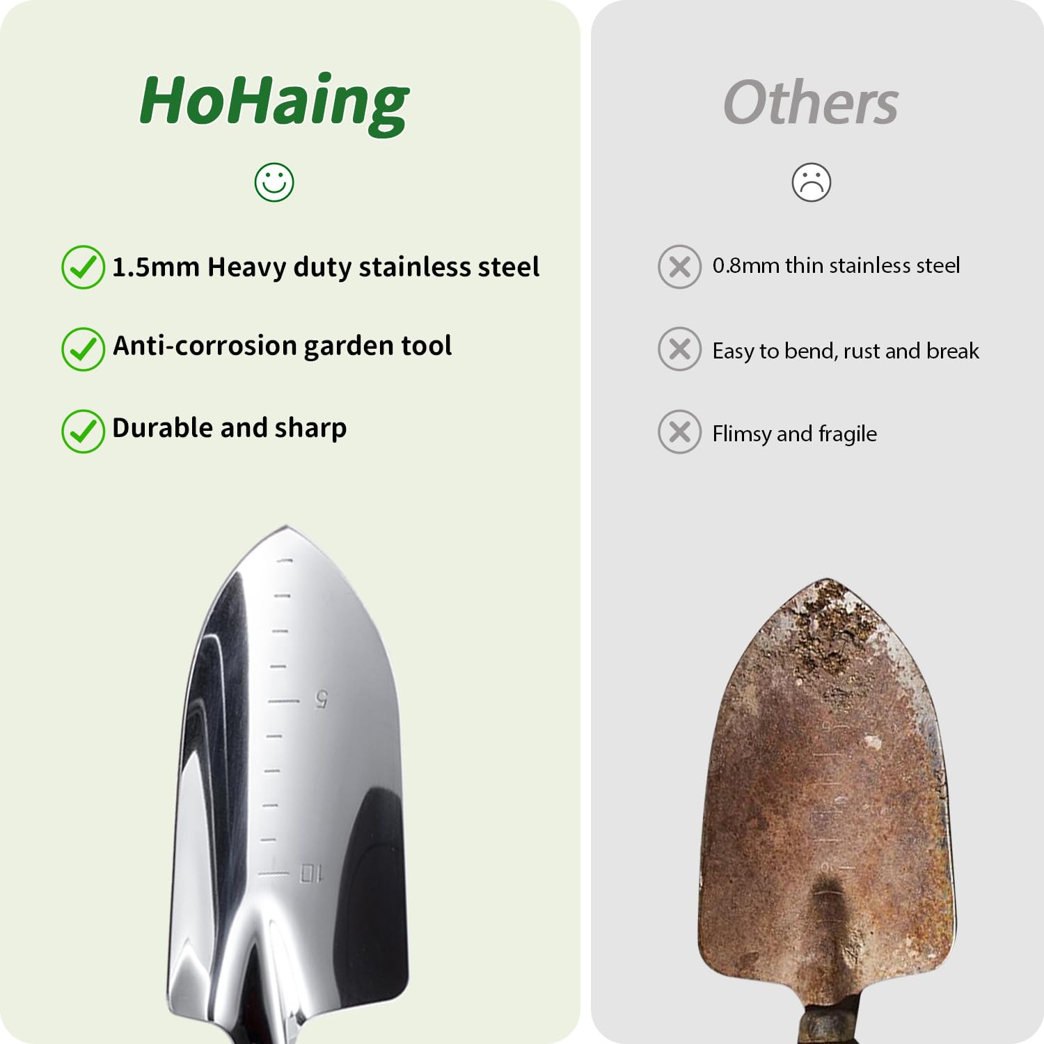 Juego de herramientas de jardín, kit de jardinería de 3 piezas con lazo giratorio para plantas de jardín y etiqueta de plástico para plantas, herramientas de jardín resistentes de acero