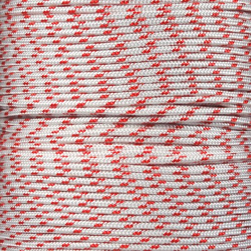 PARACORD PLANET 10, 25, 50, and 100 Foot Hanks of 425 Paracord (3mm), Made of 100% Nylon for Tactical Crafting, Survival