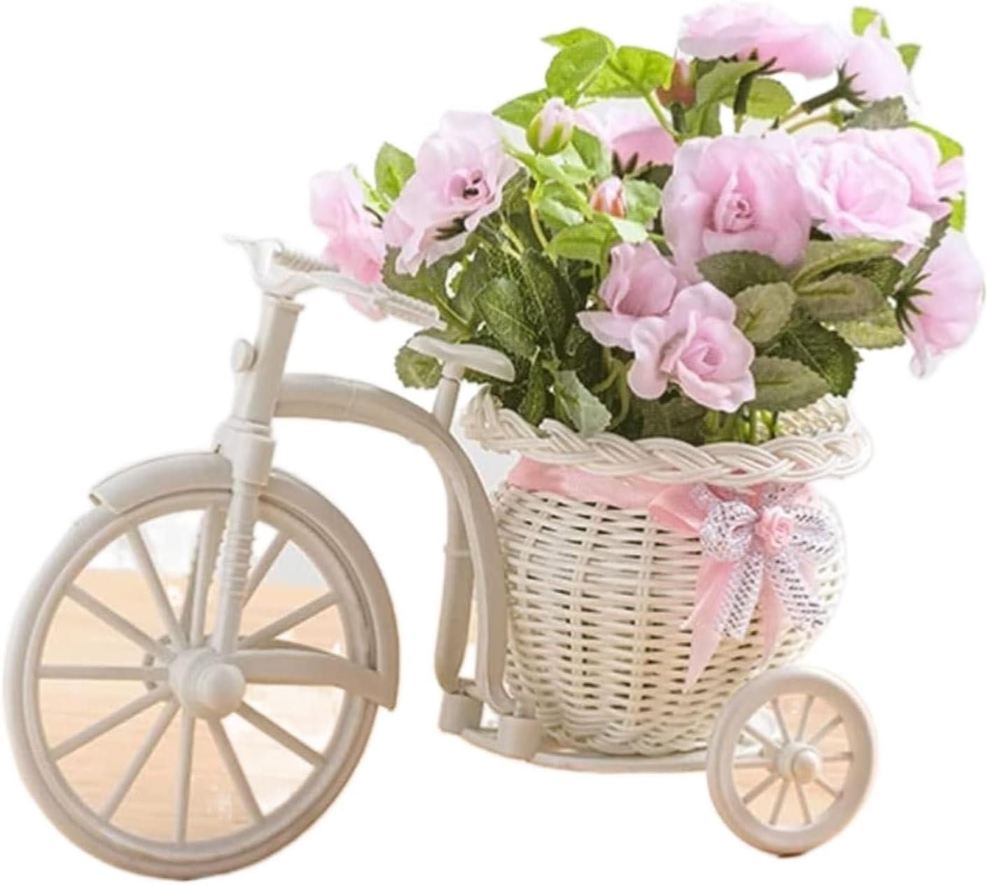 造花 造花 造花、DIY ブーケ センターピース アレンジメント パーティー テーブル用フラワーカー付き造花 ギフト