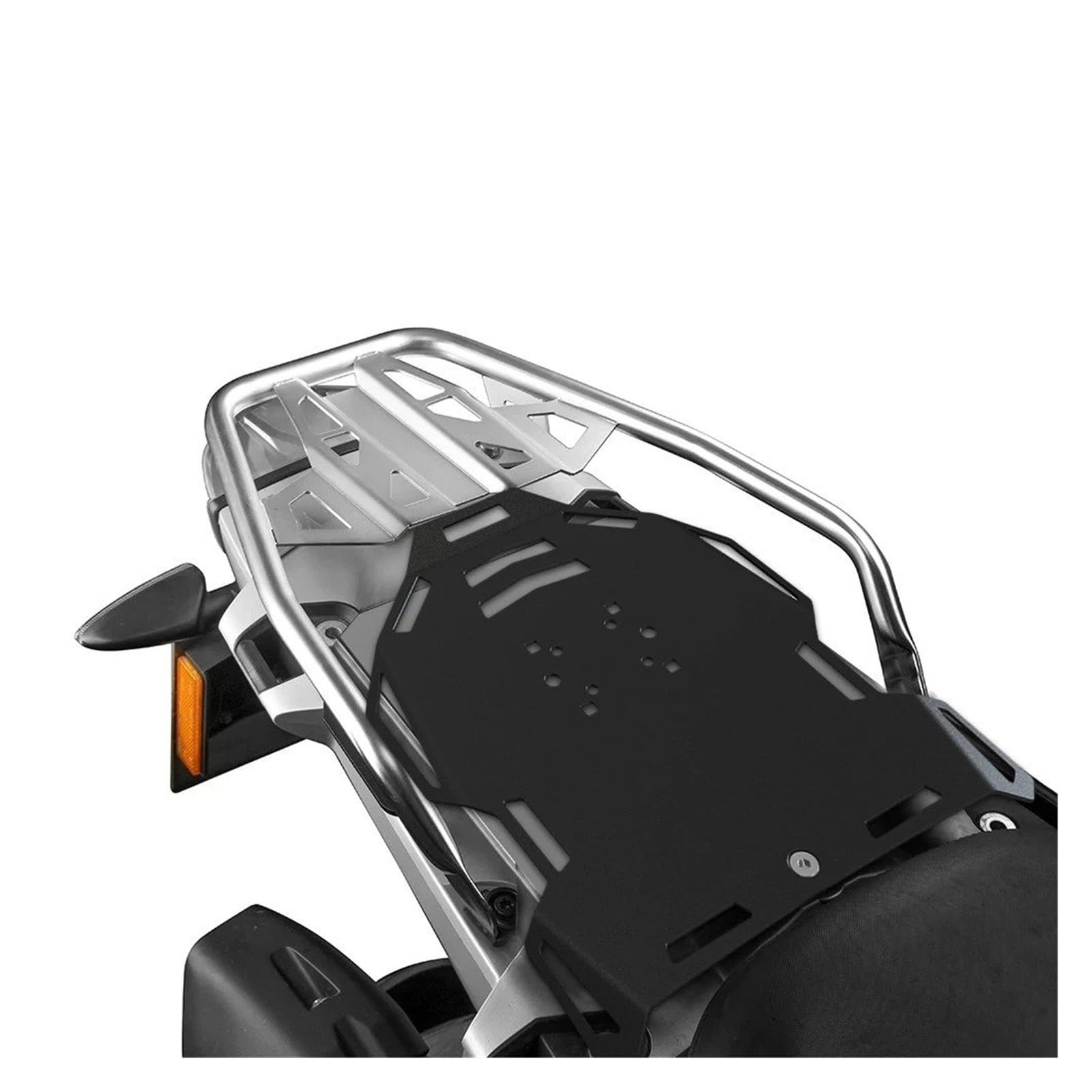 Portaequipajes Trasero Moto Placa Cubierta para Asiento Trasero Portaequipajes Y Rieles para Equipaje Pasajero para BMW R1200GS R 1200 GSA 1250 GS R1250GS LC(Negro)