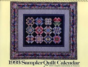 Hardcover 1993 Sampler Quilt Calander Book