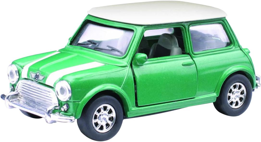 NEWRAY Mini Cooper Vintage 50614 Scale 1:32 Scale Die Cast Green