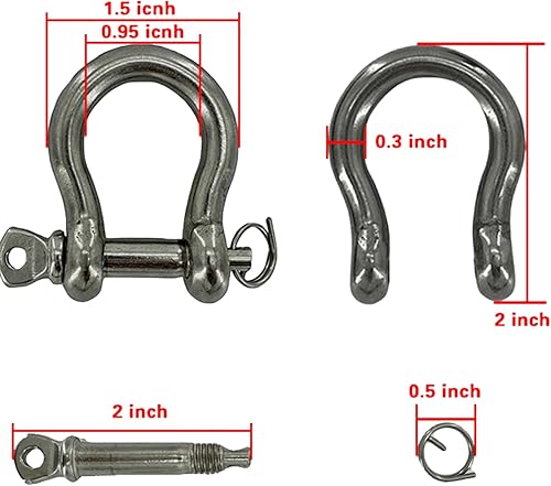 Miniatura 4 de Kit de anclaje de hongo marino de 5 libras, accesorios de anclaje de kayak con revestimiento de polietileno negro con cuerda de 30 pies para kayaks