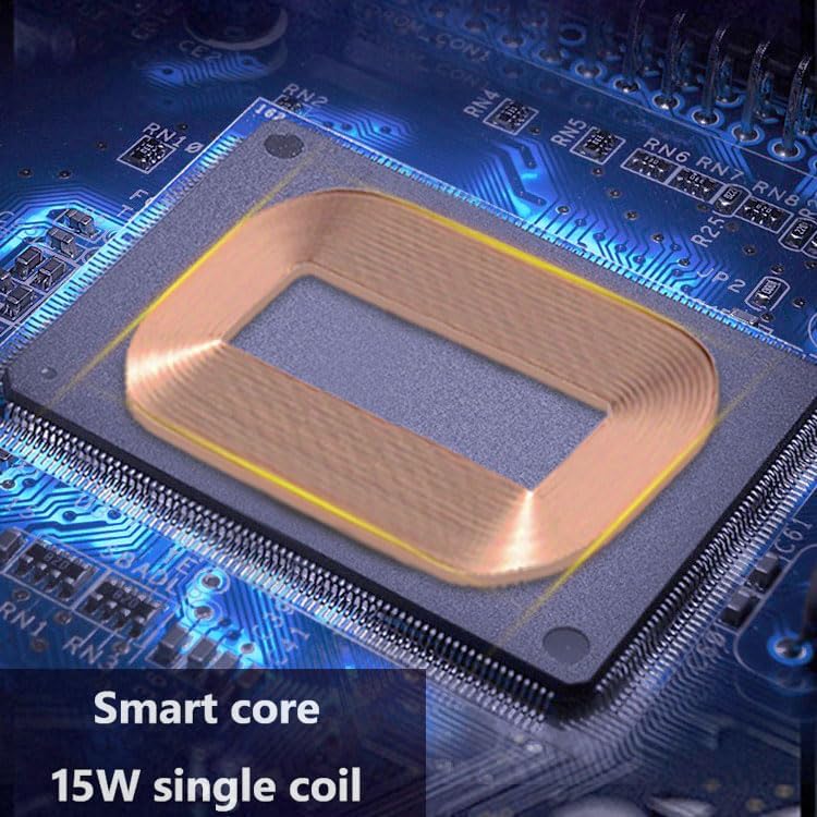 Car QI Wireless Charger Panel Phone Charging Pad 15W for Chevrolet Malibu 2016-2022 Adapt to All Qi Compatible Phones (Single Coil)