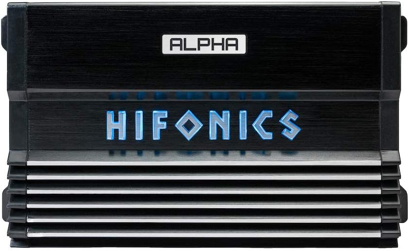 Hifonics A1000.2D Alpha Series Compact 1000 Watt Two Channel Car Amplifier Full Range Super D-Class Amp