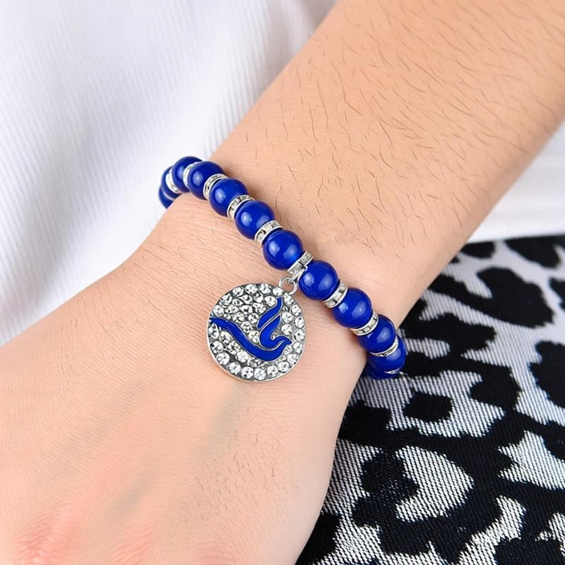 Sorority Gifts Dove Pendant Greek Letter Zeta Symbol Bracelet Social Associate Finer Women ZPB Paraphernalia Soror Members Jewelry - Image 7