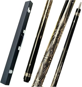 Pool Cues Billiard Cue 1/2 Pole 57"" Maple Unique Design 19 Oz Pool Cue,Elegant Texture, Beautiful Wear and Abrasion Resistance Make Players More Relaxed WEWYQSJXBXF-240423, size