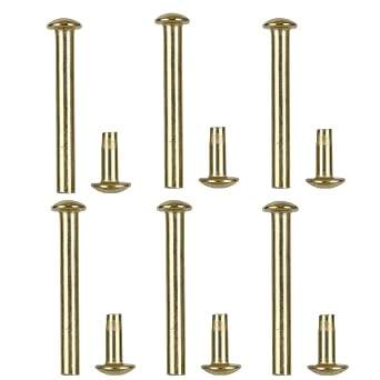 10 Pack Folding Fan Shaft Rivets and Nuts Repair Kit,30mm/1.18inch Length Fastener Nails Replacement for Foldable Fan,Big Hand Fan,Bamboo Fans,Dancing Fan,etc.