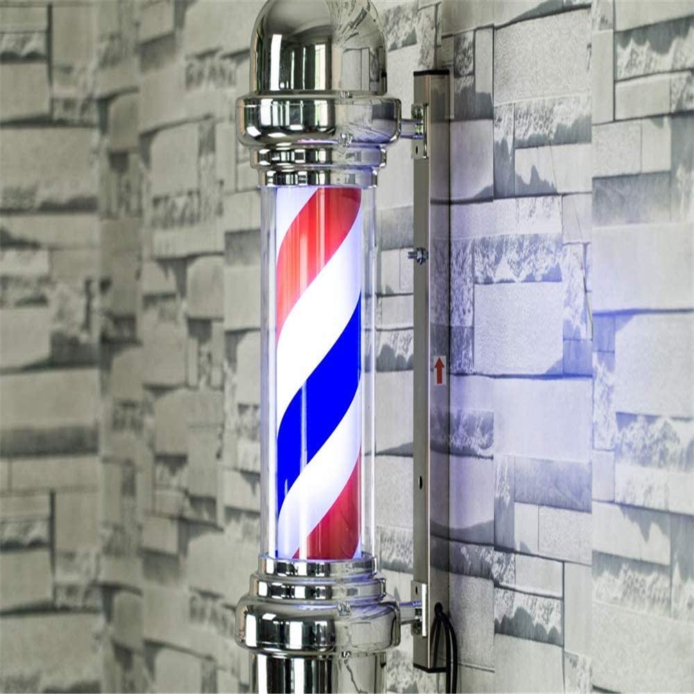 Lampada da Parete per Esterni a LED, Stile Tradizionale, 57 cm, a Strisce, Girevole, Impermeabile, per Salone di Parrucchiere.