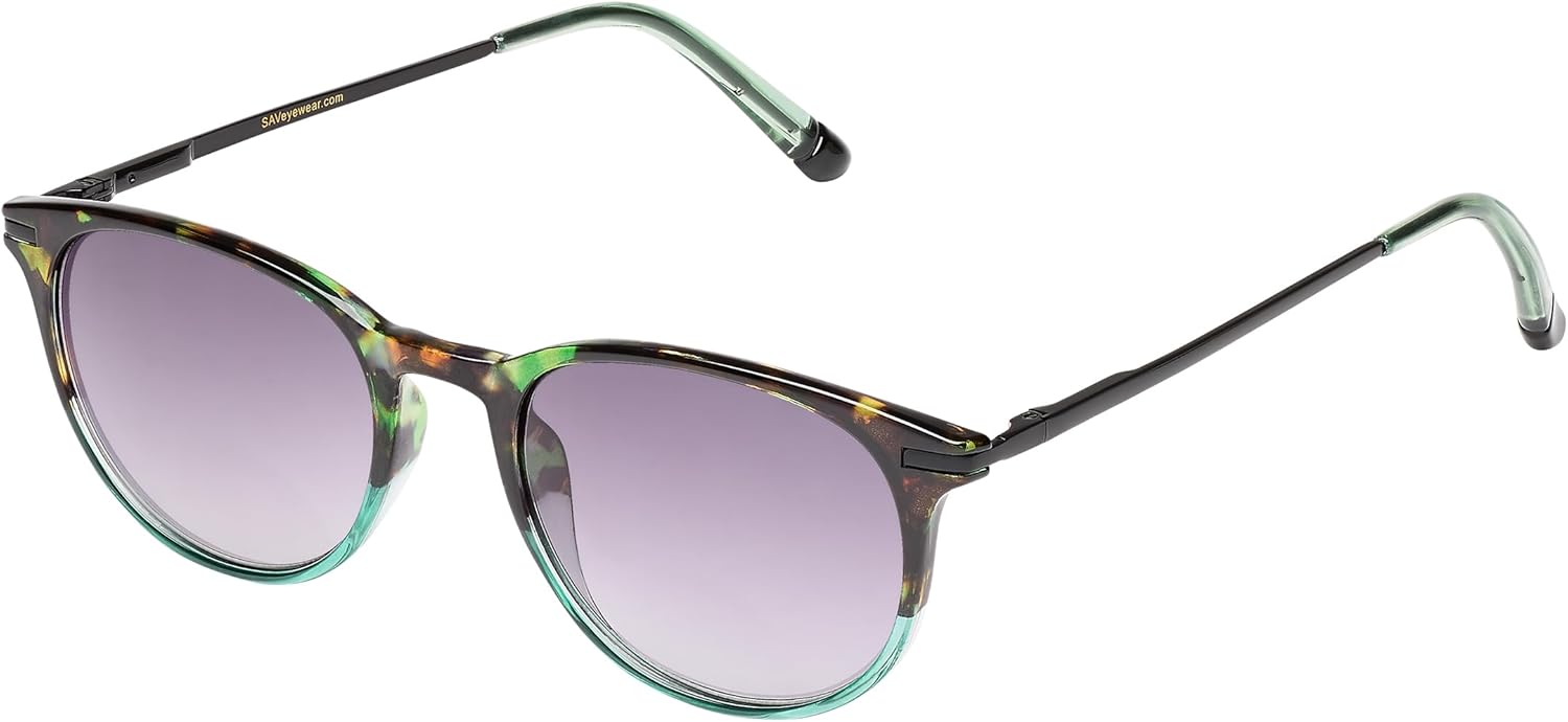 VK Couture Bifocal Sunglass Readers SR2307 Venice by SAV Eyewear - 100% UVA/UVB Protection, Spring Hinges