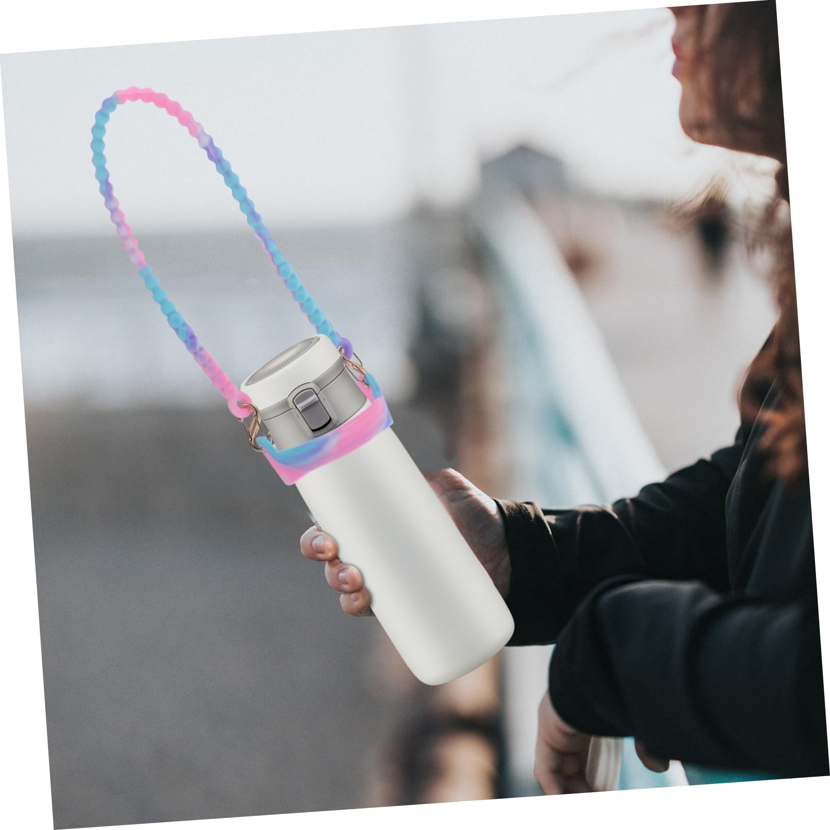 ibasenice Transport pour Bouteille Eau Support pour Bouteille Kettle Accessoire pour Activités Plein Air Protection Rayures Chaleur
