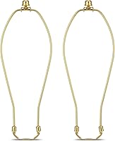 Vista 16 de Juego de 2 soportes desmontables para pantalla de lámpara de 9 pulgadas para lámparas de mesa y de pie, juego resistente de 2 soportes para pantalla