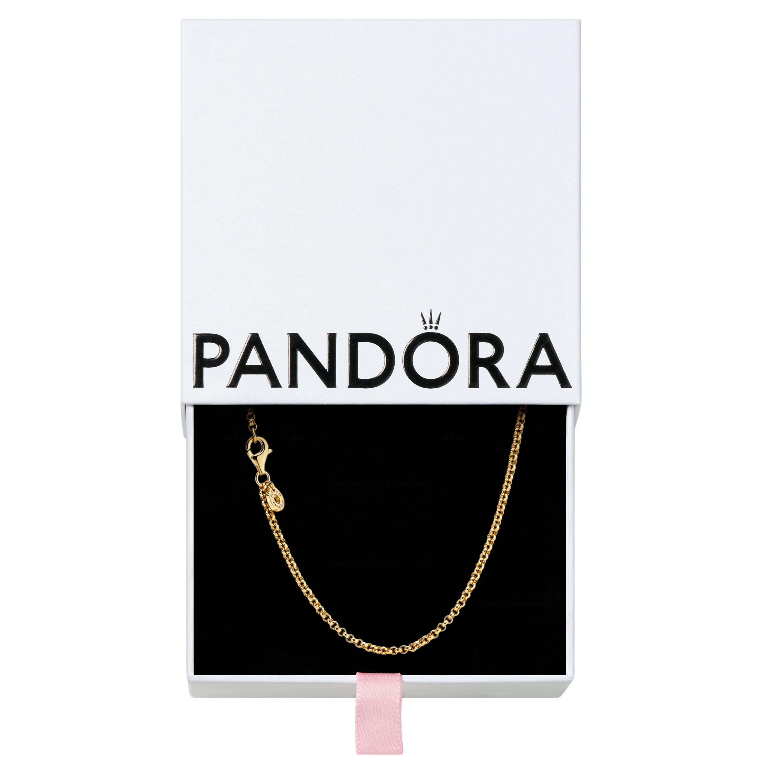 Pandora Silver Bracelets Moments Bracelet Snake Chain Butterfly Clasp 590782C01