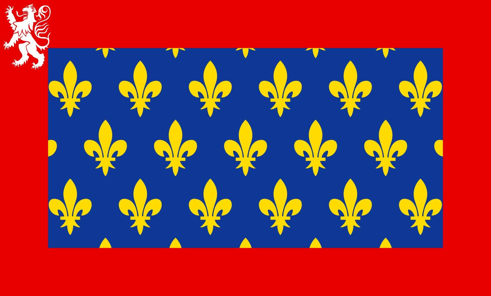 Drapeau Maine grand format pour pavoisement extérieur mât