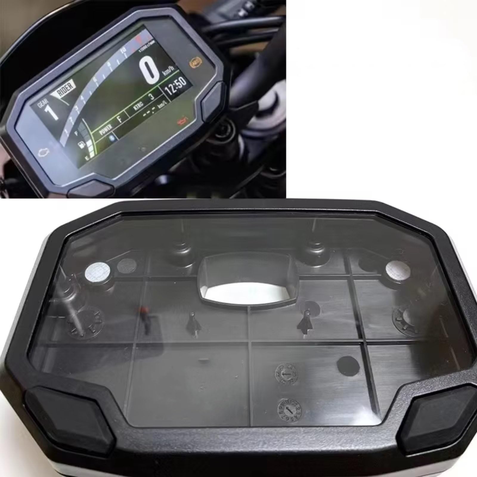 Carcasa Cuadro Moto Para Z900 Para ZX-10R 2020 2021 2022 Para Z650 Para Z1000SX Para Ninja650 Para ZH2 Estuche Para Velocímetro Y Tacómetro Motocicleta Cubierta Carcasa Odómetro Motocicleta