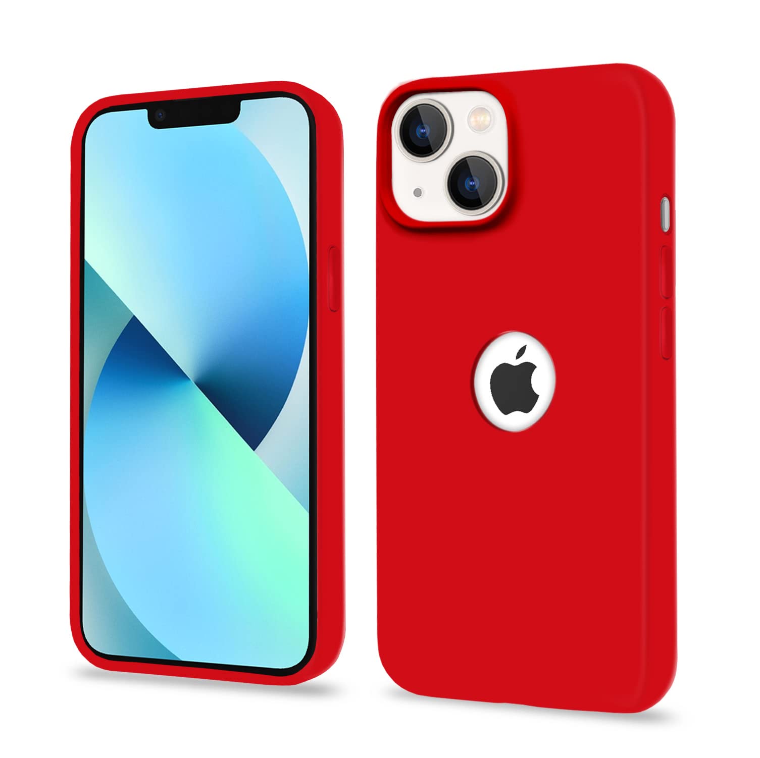Pikkme Back Cover | Full Camera Protection | Raised Edges | Super Soft Silicone | Bumper Case for iPhone 13 Mini (Red) (B0C3RQ71Q1) Amazon Price History, Amazon Price Tracker