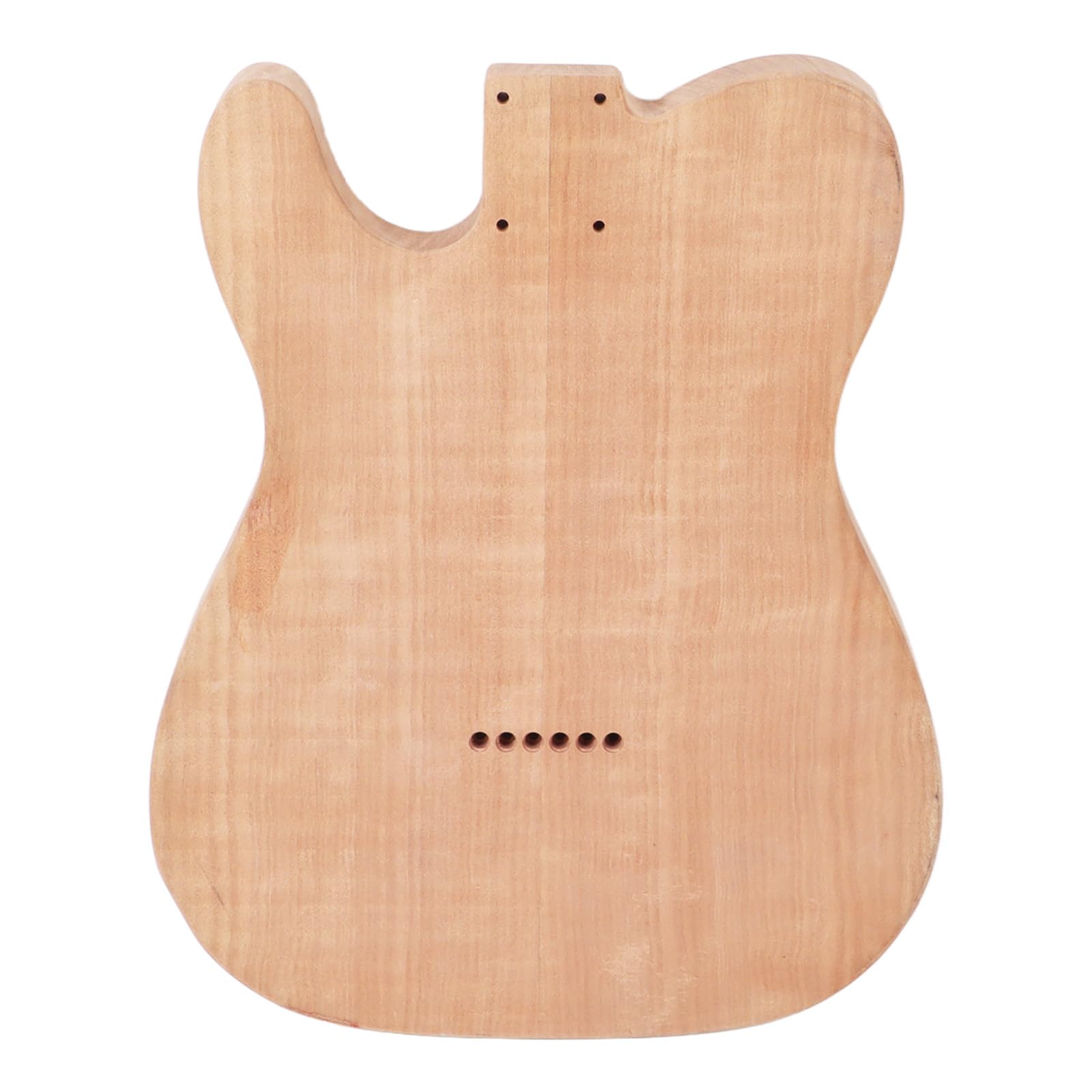 Canna per Chitarra Elettrica Non Finita, Mogano, Ricambio Vuoto per Corpo Chitarra Elettrica Professionale Fai-da-te per Aspetto e Suono Personalizzati (GSB10)