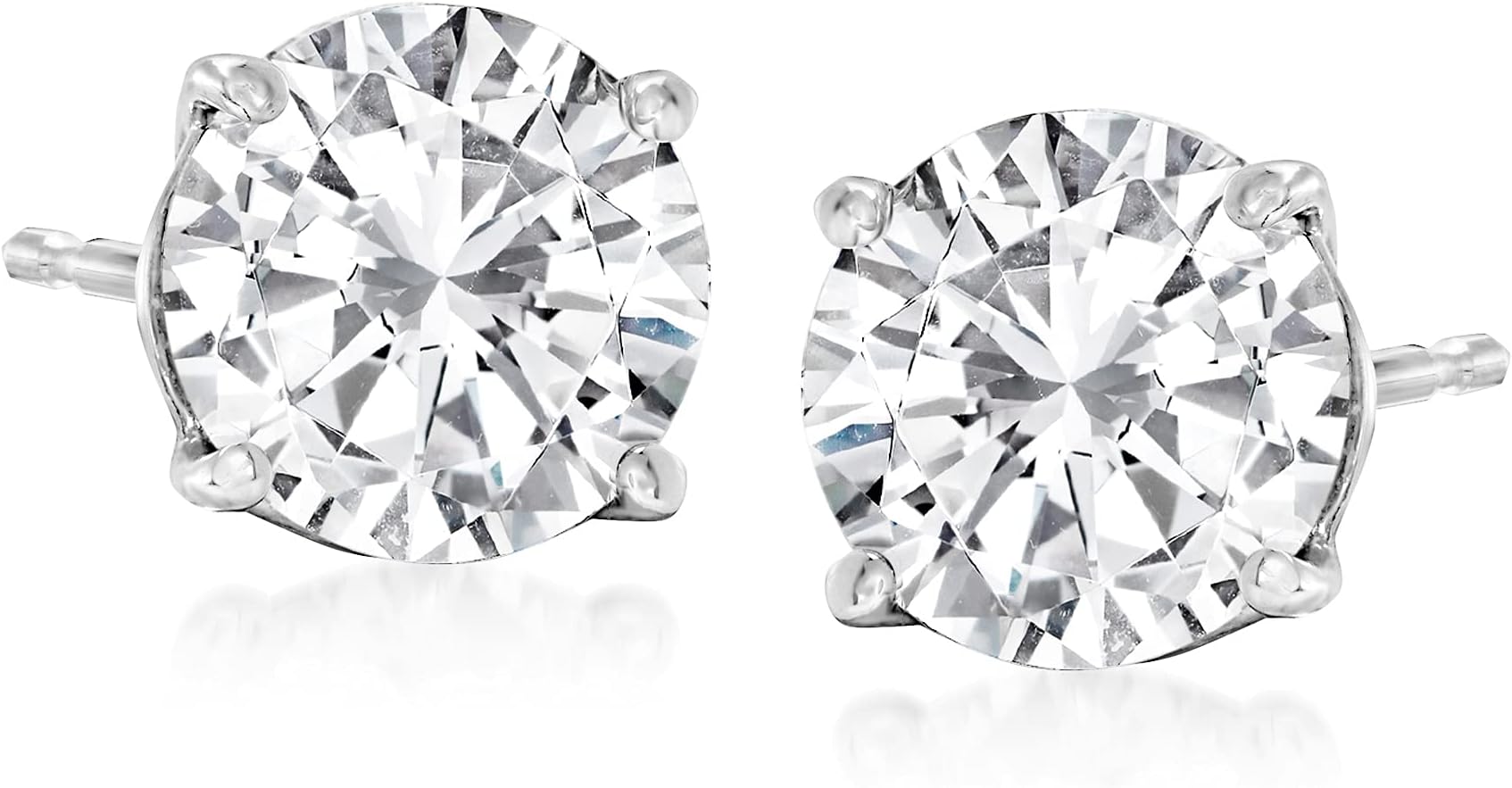 Ross-Simons2.00 ct. t.w. Diamond Stud Earrings in Platinum