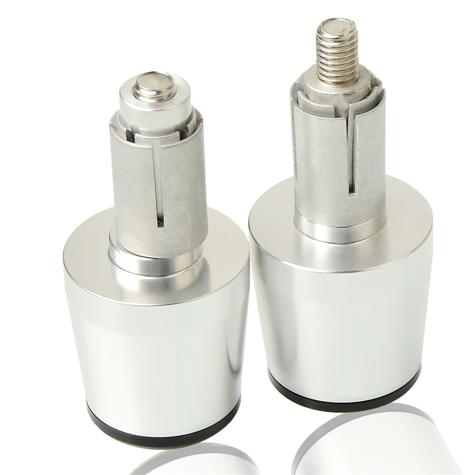 SCUUBE Tappo Manubrio per Hon&da CB600F Hornet 1998 1999 2000 2001 2002 2003 2004 2005 2006 7/8 "22MM Maniglia Bar Ends Moto Manopole End cap Anti Vibrazione (Colore : Sliver)