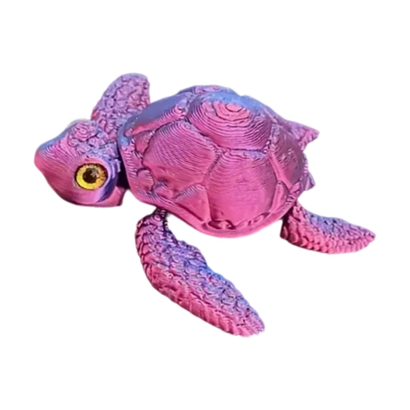 Qcbuegof 3D Printed Sea Turtle, Flexible Joint Articulated Fidgets Toy Realistic Turtles Statue Ornament Home Decors Flexible Joint Articulated Fidgets Toy