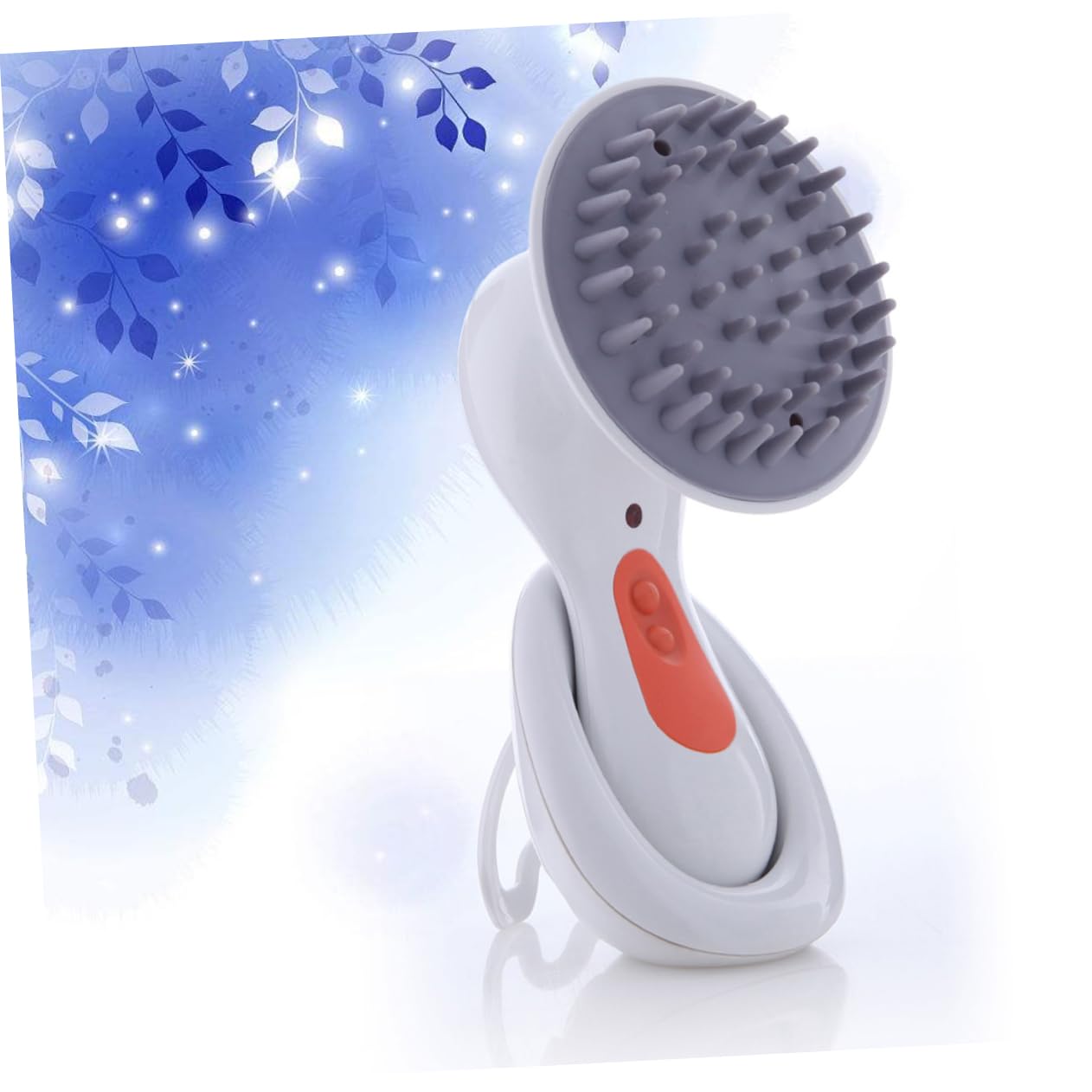 FOMIYES Peine De Masaje Recargable Vibración Para Cabelludo Aliviar Estrés y De Cabeza Para Limpieza Profunda Del Cabello