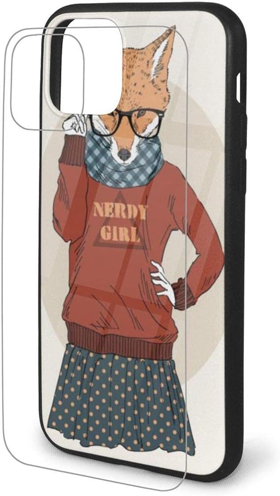 Amazon ドレスアップしたデザインのオタクフォックスガールと互換性のあるfor Iphone 11ケースハードpc ソフトtpu保護耐衝撃薄型電話カバープロマックス For Iphone11 家電 カメラ オンライン通販