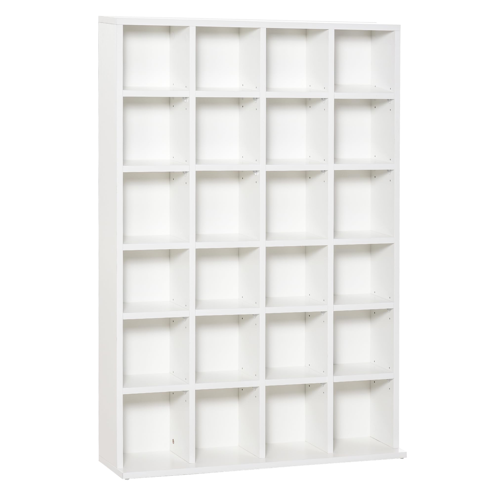 B&Q -  Dvd Cd Media Storage RackVideo Display Unit89 X 130.5 CmWhite