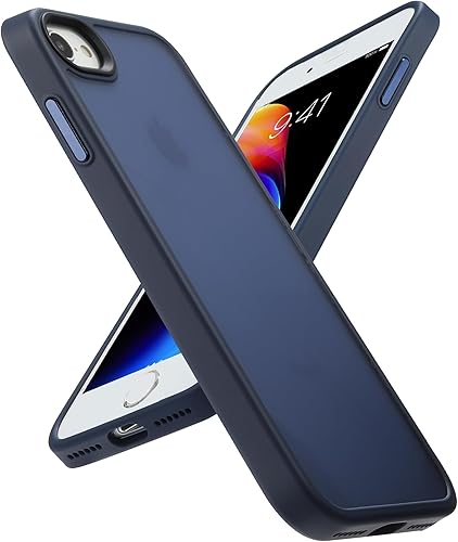 Miniatura 5 de Yriklso Funda magnética para iPhone SE 2022iPhone SE 2020iPhone 8, imanes integrados compatibles con MagSafe, cubierta trasera de policarbonato duro