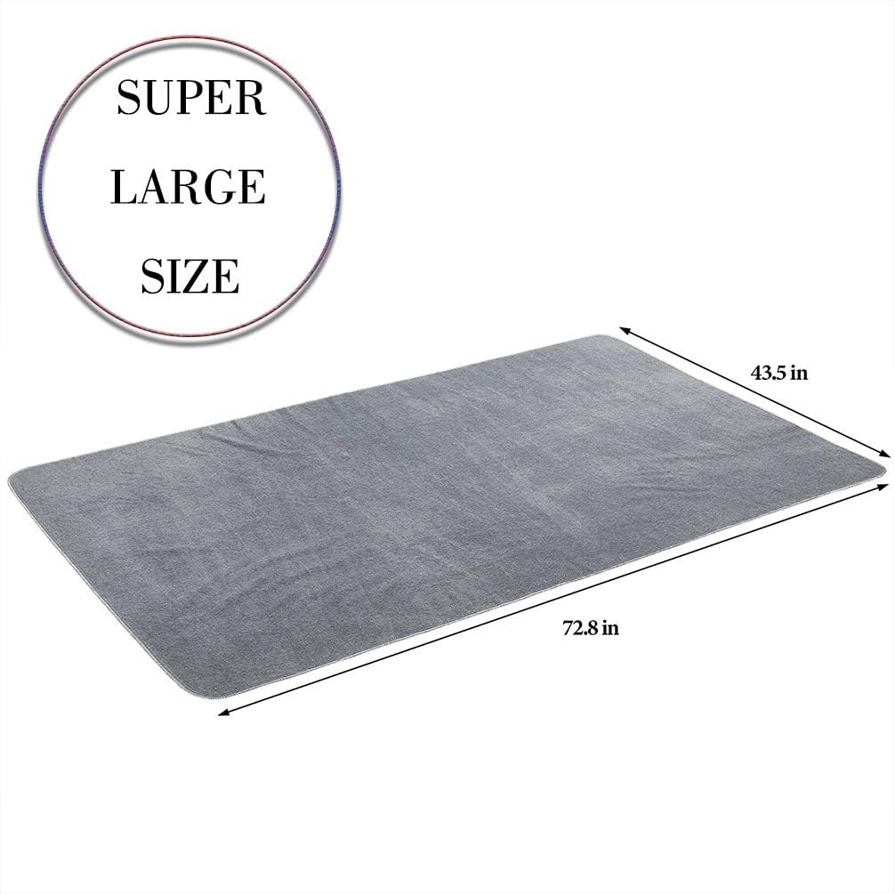 Yangbaga Newest Extra Large Pee Pads for Dogs, 72.5”*44” Non Slip Dog Pee Pads for Large Dogs and Multiple Dogs with Great Absorbency, Cut to Fit in a Crate or Car Seats, Odor Control Training Pads