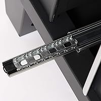 Vista 4 de Carro de herramientas de acero con ruedas y cajones de almacenamiento de 7 cajones (TZ37-BK)