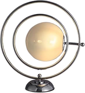 Small Black Table lamp Italian Rotating Moon Table Lamp Chrome Bauhaus Medieval Living Room Restaurant Vintage Desk Light Bedroom Bedside Lamp (Color : 3) (2)