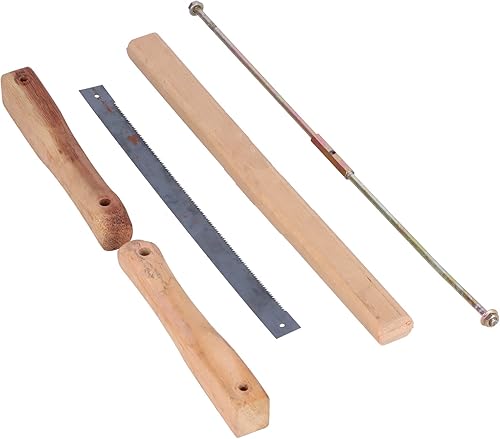 Miniatura 5 de Sierra de marco, sierras de mano de madera de teca, herramienta de corte de madera para cortar madera (grande (22.835 in))