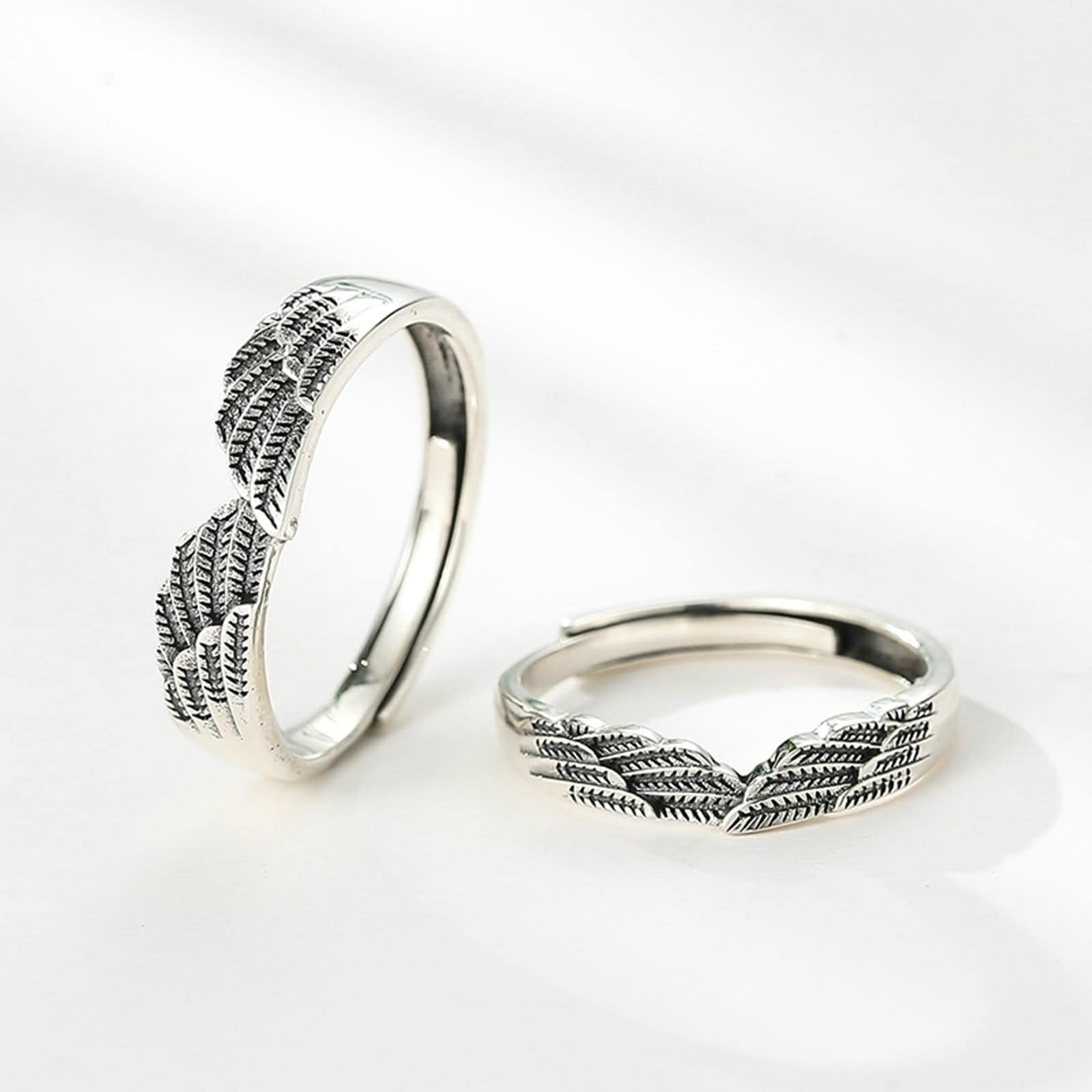 Ringe aus Sterlingsilber, Ring für die Beste Freundin, Engelsflügel, Silber, kleine Geschenksets für Frauen
